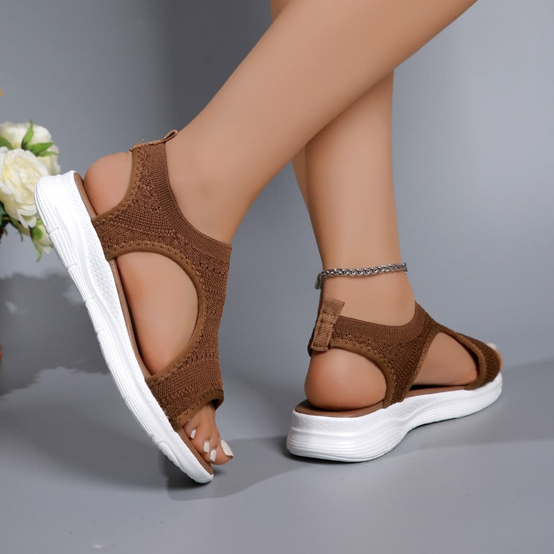 Sandali Donna Sportivi Leggeri con Fascia in Mesh - Comode, Traspiranti e Facili da Indossare