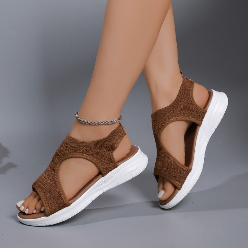 Sandali Donna Sportivi Leggeri con Fascia in Mesh - Comode, Traspiranti e Facili da Indossare