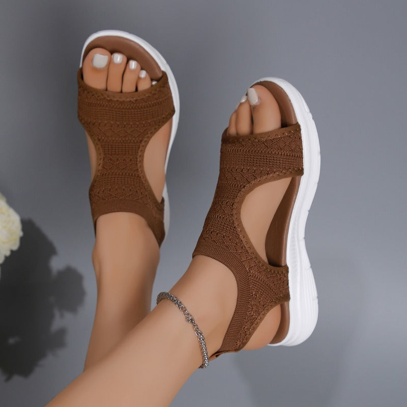 Sandali Donna Sportivi Leggeri con Fascia in Mesh - Comode, Traspiranti e Facili da Indossare