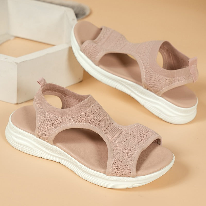 Sandali Donna Sportivi Leggeri con Fascia in Mesh - Comode, Traspiranti e Facili da Indossare