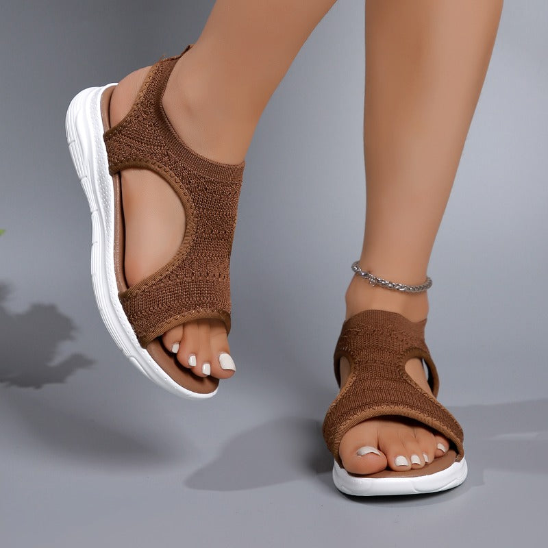 Sandali Donna Sportivi Leggeri con Fascia in Mesh - Comode, Traspiranti e Facili da Indossare