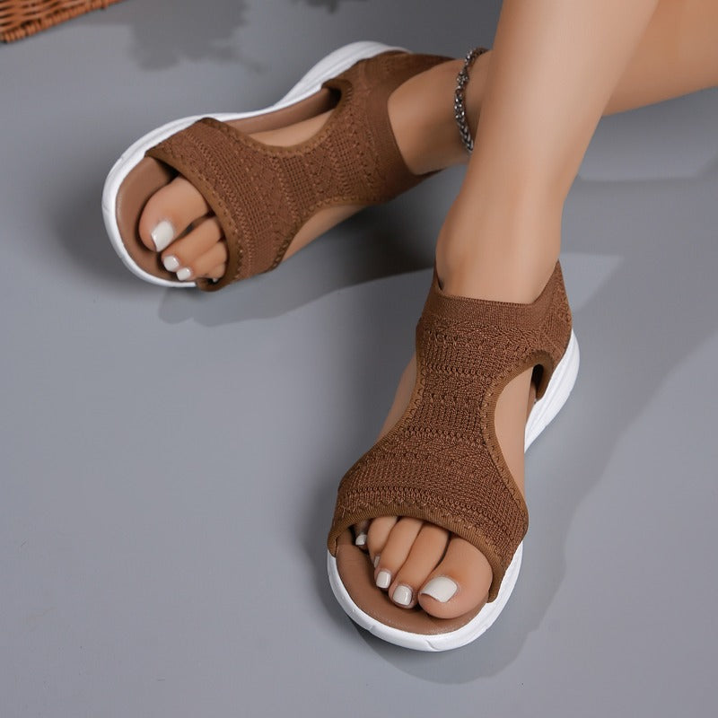 Sandali Donna Sportivi Leggeri con Fascia in Mesh - Comode, Traspiranti e Facili da Indossare