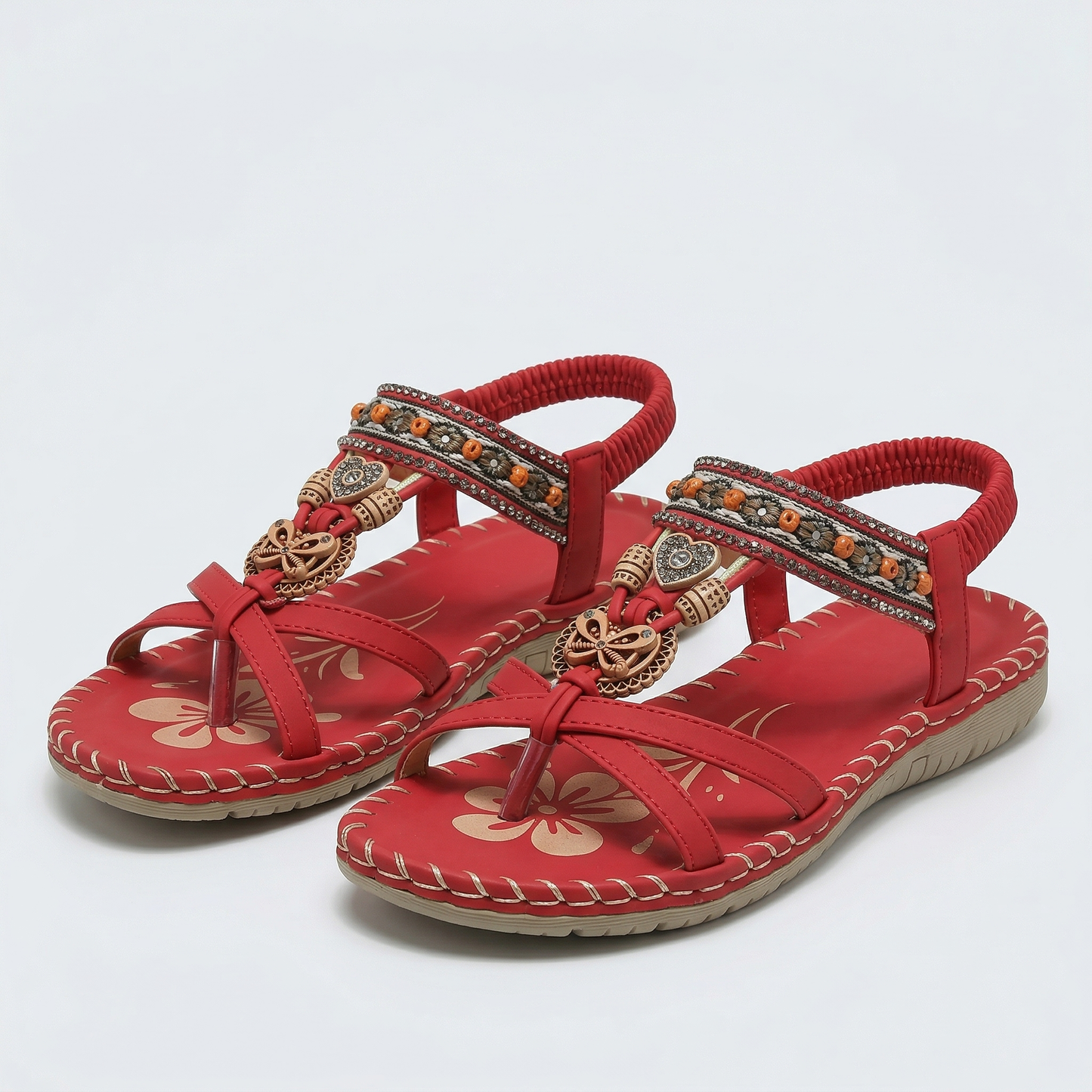 Sandali Ortopedici Donna Fiora – Stile Boho & Comfort