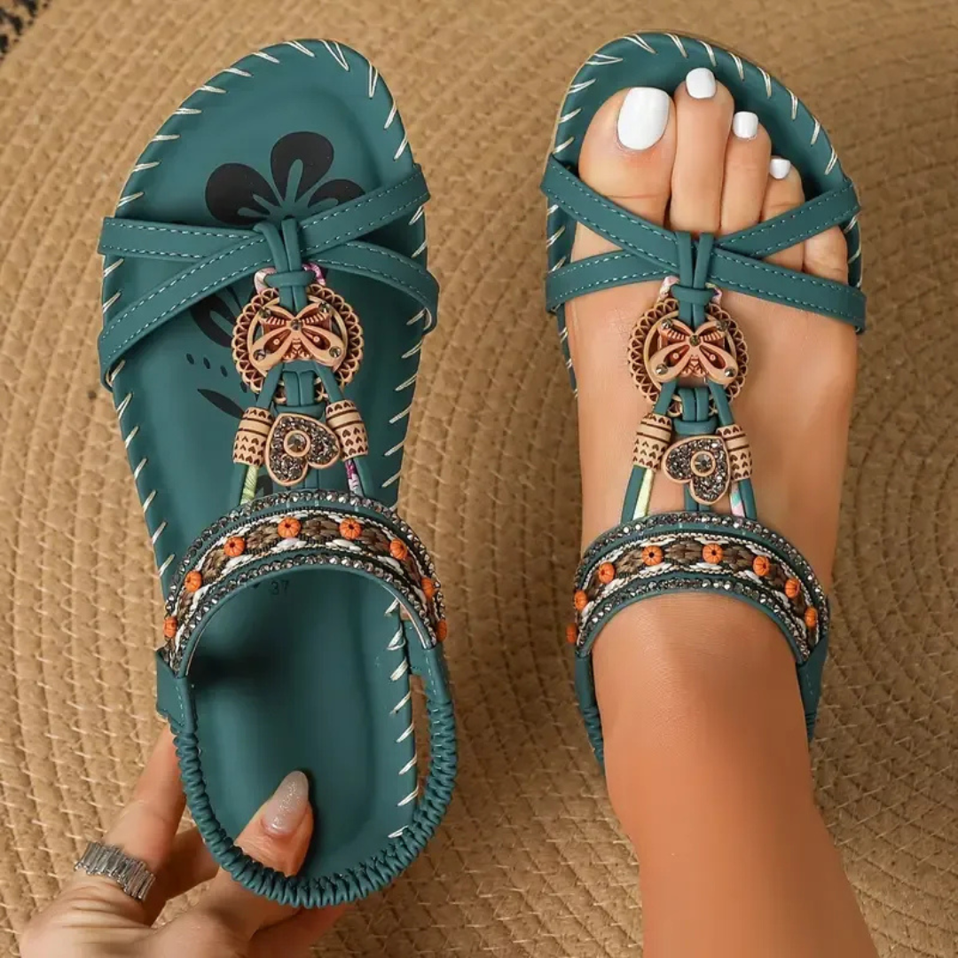 Sandali Ortopedici Donna Fiora – Stile Boho & Comfort