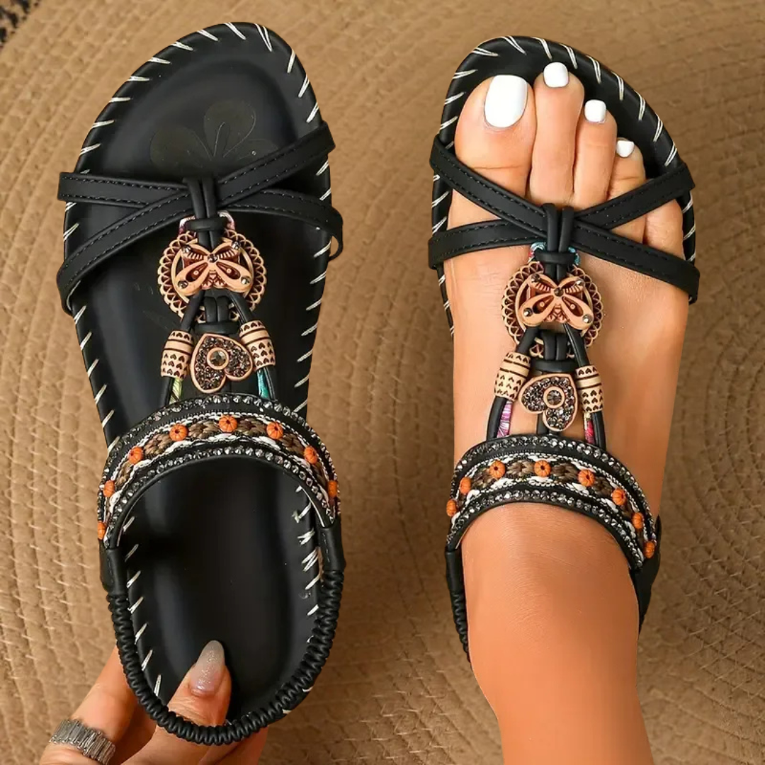 Sandali Ortopedici Donna Fiora – Stile Boho & Comfort
