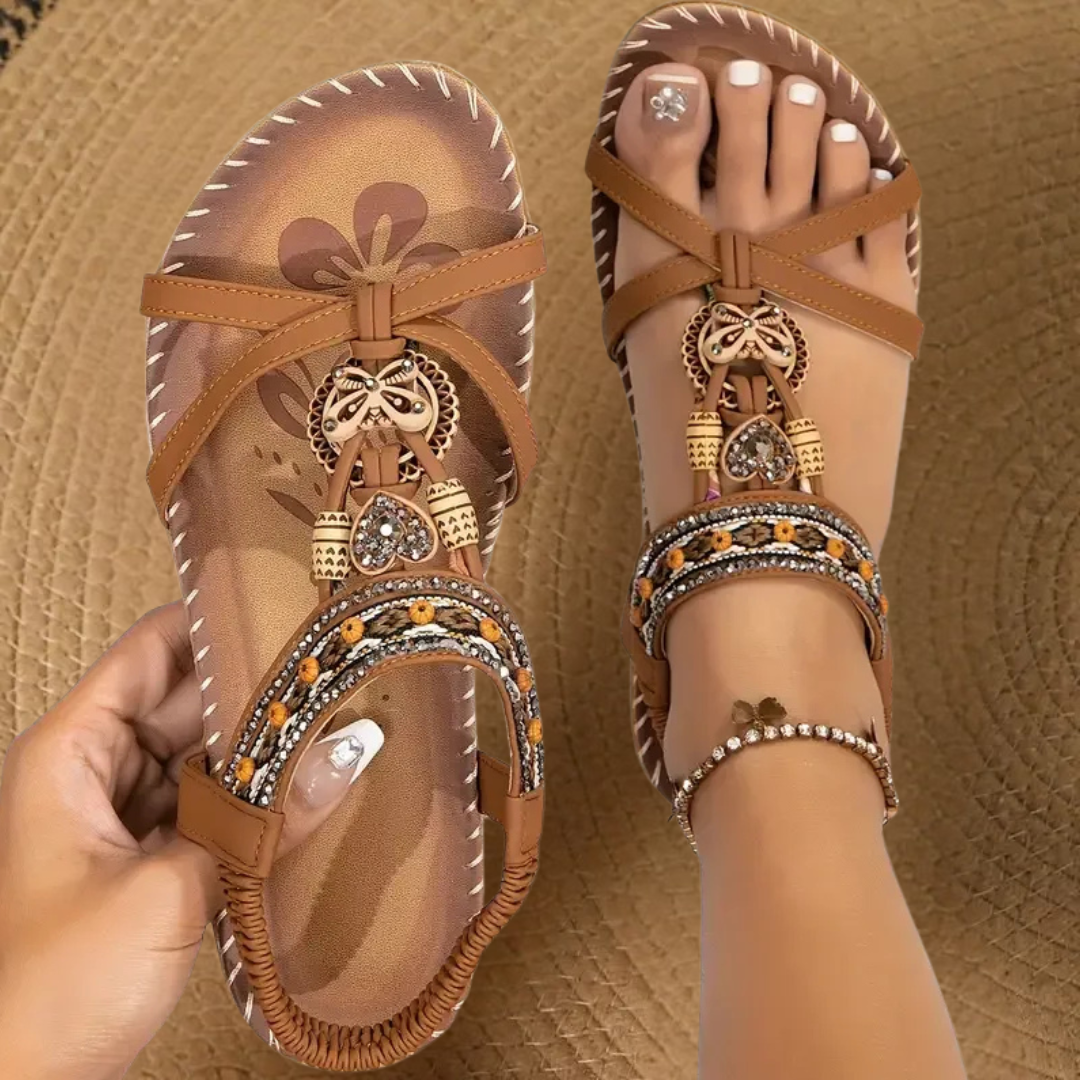 Sandali Ortopedici Donna Fiora – Stile Boho & Comfort