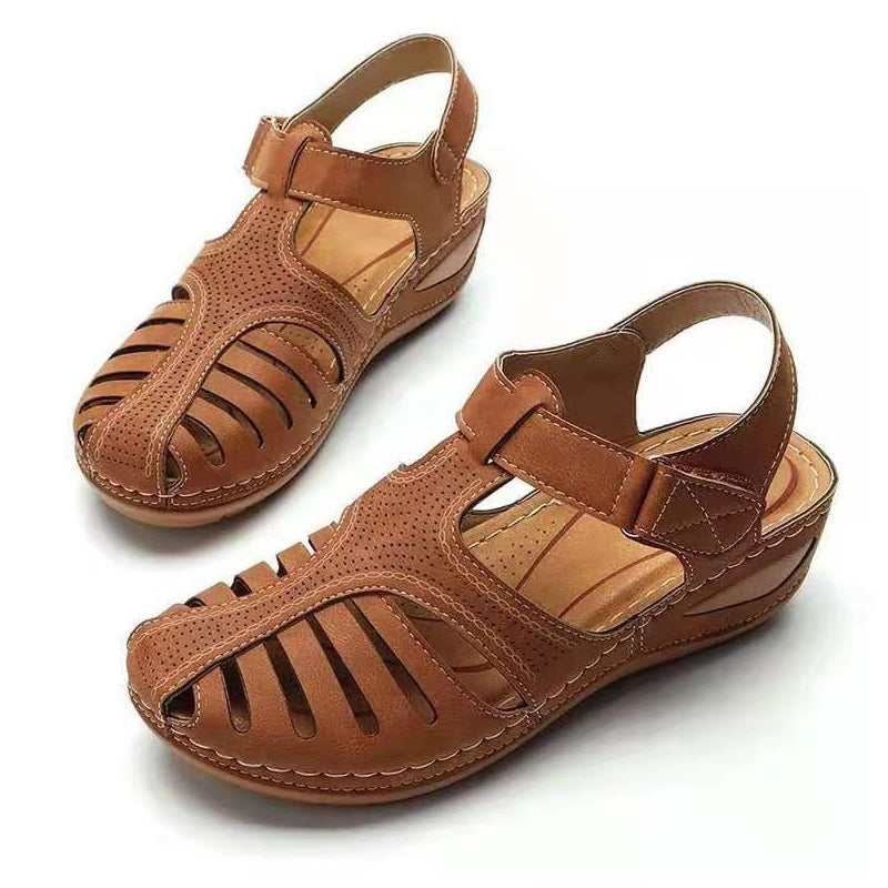 Sandali Donna Comfort Punta Chiusa — Seppa Bassa e Chiusura Regolabile