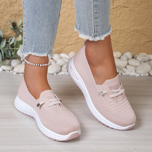 Scarpe Donna Leggere e Traspiranti - Sneaker Slip-On Comode per Camminare Tutto il Giorno